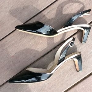 Boden Black Sling Backs